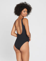 L*Space Float On One Piece Classic in Black, view 2, click to see full size
