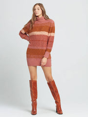 L*Space Jetsetter Sweater Dress in Serape Stripe, view 1, click to see full size