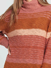 L*Space Jetsetter Sweater Dress in Serape Stripe, view 3, click to see full size