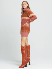 L*Space Jetsetter Sweater Dress in Serape Stripe, view 4, click to see full size