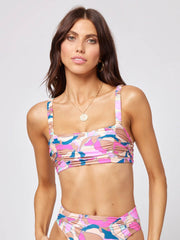 L*Space Joanna Top In Sundazed Floral, view 1, click to see full size
