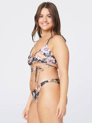 L*Space Kristen Top in Forget Me Not Floral, view 4, click to see full size