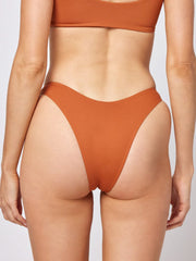 L*Space Fused Cabana Bitsy Bottom In Amber, view 2, click to see full size