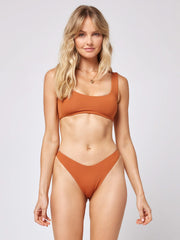L*Space Lizzie Top In Amber, view 4, click to see full size