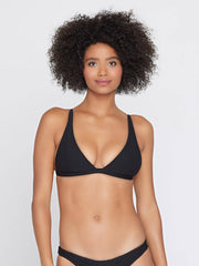 L*Space Eco Chic REPREVE® Nina Top in Black, view 1, click to see full size