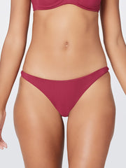 L*Space Pointelle Rib Camacho Bottom in Cabernet, view 1, click to see full size