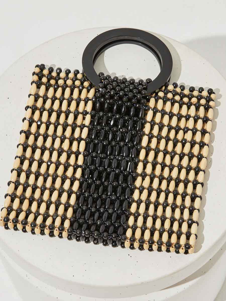 L*Space Rocky Bag In Black/Natural
