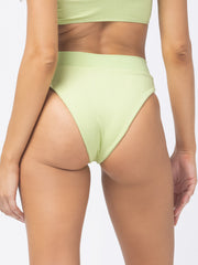 L*Space Pointelle Rib Court Bottom In Mojito, view 2, click to see full size