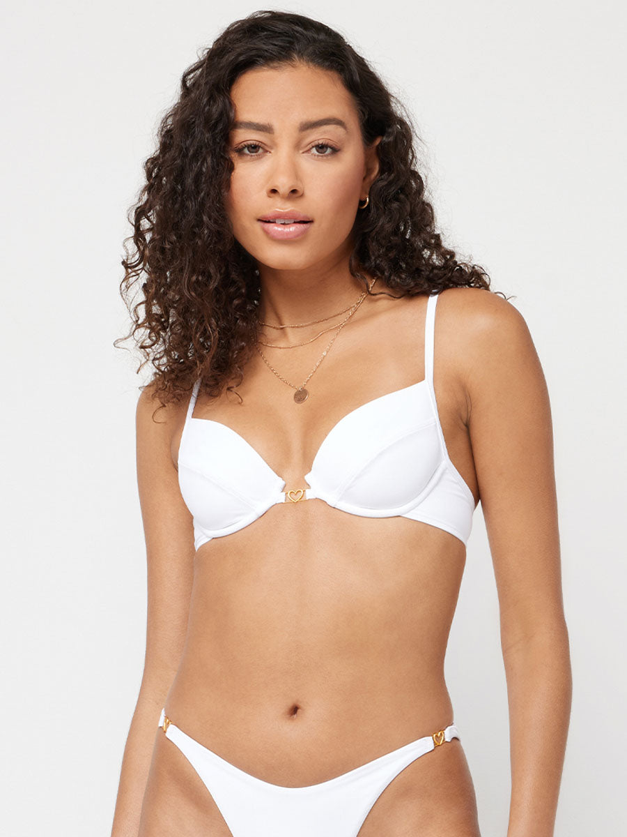 L*Space Stardust Top in White – Sandpipers