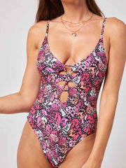 L*Space Topanga One Piece In Wings N'Things, view 5, click to see full size