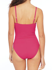 La Blanca Island Goddess Lingerie Maillot In Ginger, view 2, click to see full size
