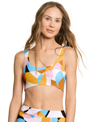 Maaji Izzy Bralette Top in Picasso, view 1, click to see full size