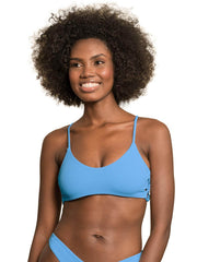 Maaji Gliter Bralette Top in Stone Blue, view 1, click to see full size