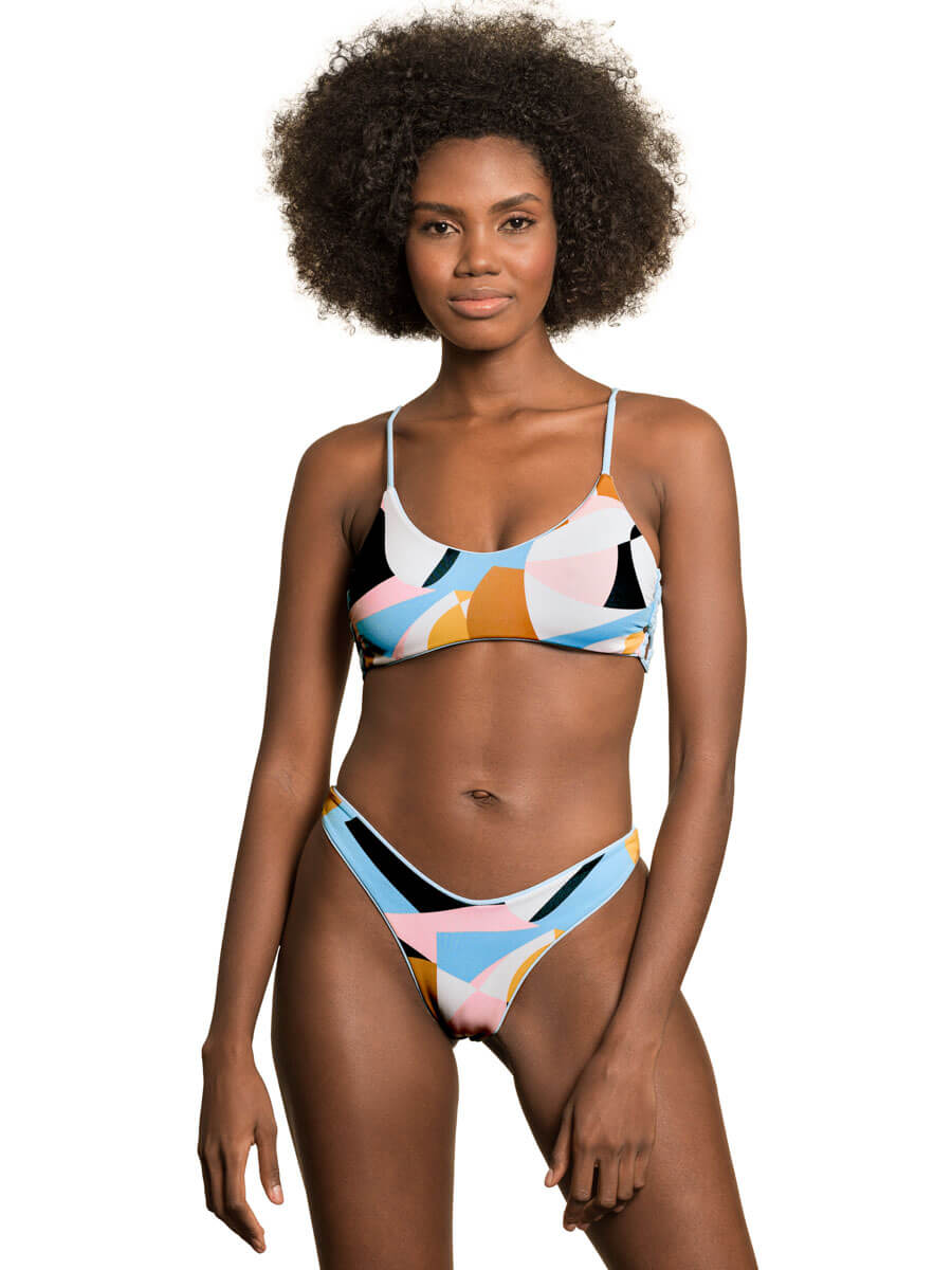 RIP CURL Reversible High Waist Cheeky One-piece Swimsuit - Reversible