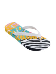 Melissa Melissa + Ipanema Sandals White/Yellow/Black, view 1, click to see full size