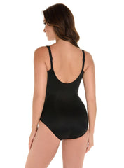 Miraclesuit Razzle Dazzle Siren One Piece Black, view 2, click to see full size