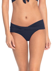 Robin Piccone Ava Twist Bottom Navy, view 1, click to see full size