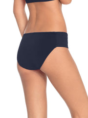 Robin Piccone Ava Twist Bottom Navy, view 2, click to see full size