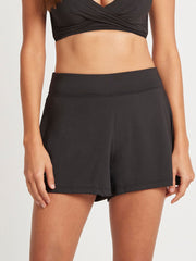 Sea Level Swim Shorts In Black, view 1, click to see full size