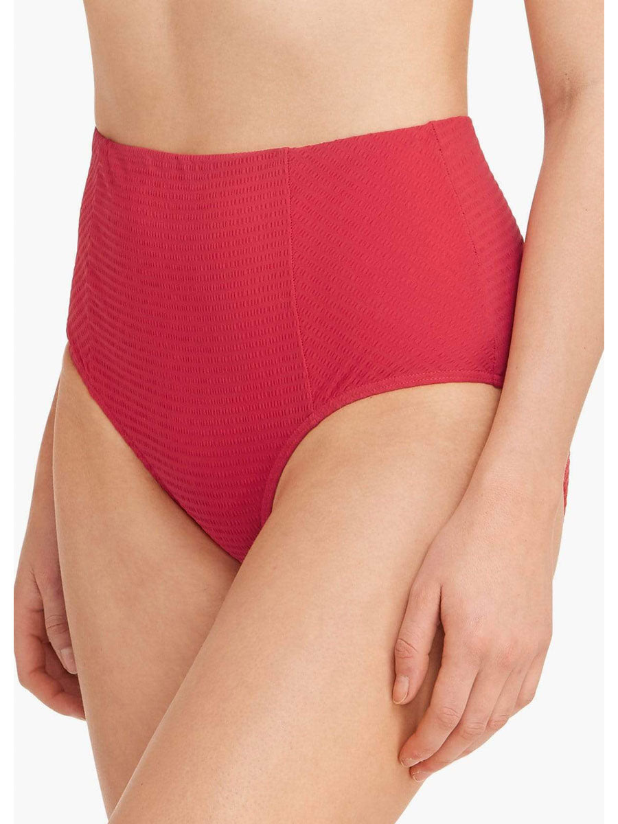 Sea Level Messina High Waist Bottom In Red