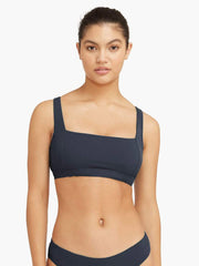 Sea Level Messina Square Neck Bra In Storm Blue, view 1, click to see full size