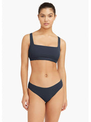 Sea Level Messina Square Neck Bra In Storm Blue, view 3, click to see full size