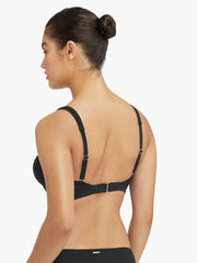 Sea Level Messina Square Neck Bra In Storm Blue, view 2, click to see full size