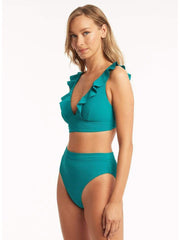 Sea Level Messina High Waist Band Bottom in Vermont, view 3, click to see full size