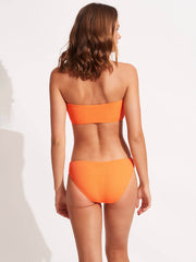 Seafolly Sea Dive Tube Top in Tango, view 2, click to see full size