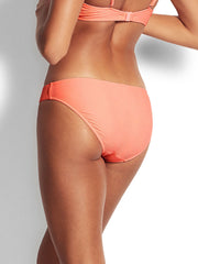 Seafolly Capri Sea Hipster Fluoro Melon, view 2, click to see full size