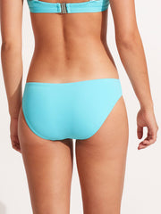 Seafolly Seafolly Collective Hipster Pant in Aquamarine, view 2, click to see full size