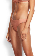Seafolly Essentials Hipster Rose Sands, view 3, click to see full size