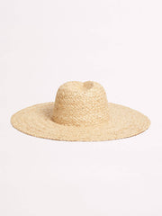 Seafolly Tropics Woven Hat In Natural, view 2, click to see full size