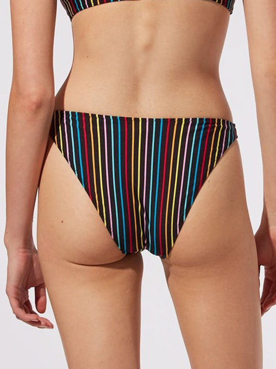 Solid & Striped The Elsa Bottom In Rainbow Pinstripe – Sandpipers
