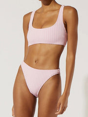 Solid & Striped The Jayden Top in Cotton Candy, view 3, click to see full size