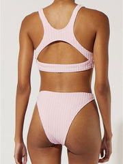 Solid & Striped The Jayden Top in Cotton Candy, view 2, click to see full size