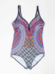 Sunflair One Piece Tank In Multicolor, view 2, click to see full size