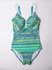 Sunflair One Piece Tank In Green, view 1, click to see full size