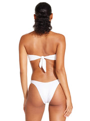 Vitamin A Astrid Bandeau In White EcoRib BT, view 2, click to see full size