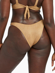 Vitamin A Cali High Leg In Golden Glow Metallic, view 2, click to see full size