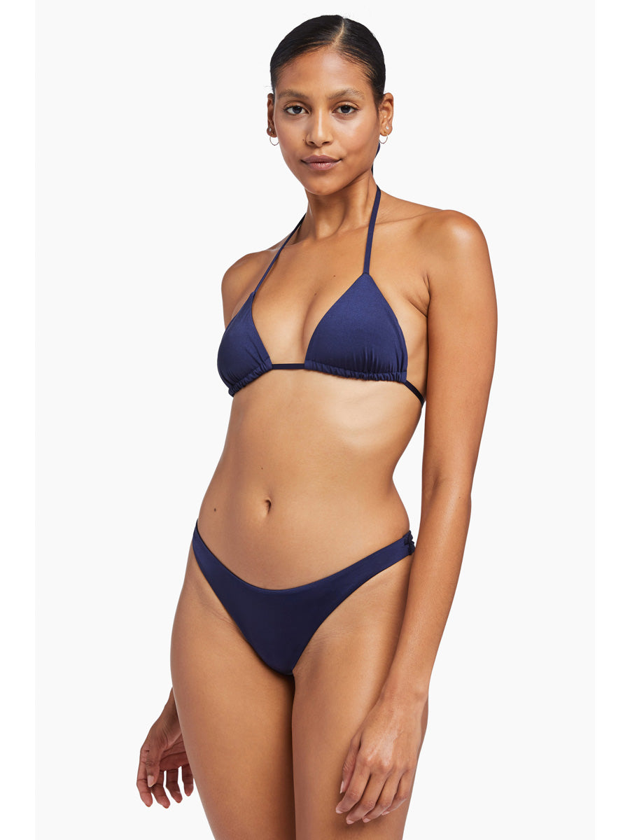 Vitamin A Gia Reversible Triangle Top in Midnight Shimmer
