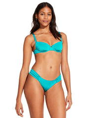 Vitamin A Goldie Underwire Top in Oceana Shimmer Ecolux, view 5, click to see full size