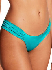 Vitamin A Gemma Ruched Bottom in Oceana Shimmer Ecolux, view 3, click to see full size