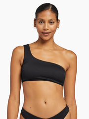 Vitamin A Isla Top In Black Ecotex, view 1, click to see full size