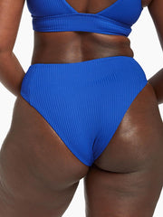 Vitamin A Sienna High Waist In Lagoon EcoRib, view 2, click to see full size