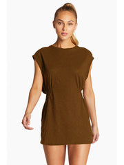 Vitamin A Swami Shirt in Tea Leaf, view 1, click to see full size