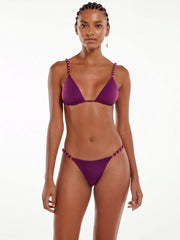 ViX Beads Full Bottom in Plum, view 3, click to see full size