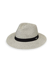 Wallaroo Charlie Hat in Ivory/Black, view 1, click to see full size