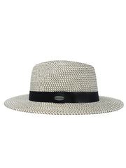 Wallaroo Charlie Hat in Ivory/Black, view 3, click to see full size