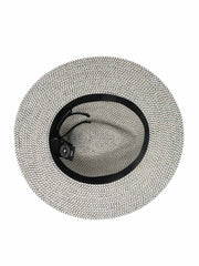 Wallaroo Charlie Hat in Ivory/Black, view 2, click to see full size